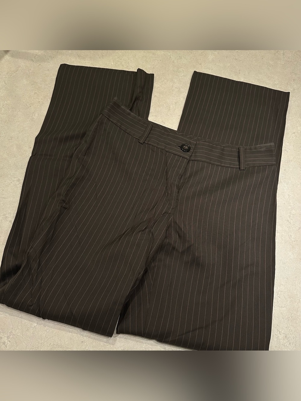 y2k ann taylor striped dress pants